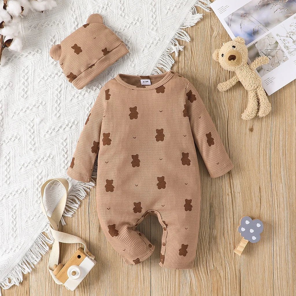 EstilinhoBaby Loja de roupas infantis para Criança e Bebê - Body Infantil Aconchego Adorável - Bege Claro - 3 - 6 Meses - Body Infantil