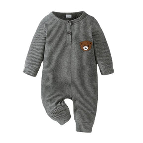 EstilinhoBaby Loja de roupas infantis para Criança e Bebê - Body Infantil Aconchego do Céu - Cinza - 0 - 3 Meses - Body Infantil