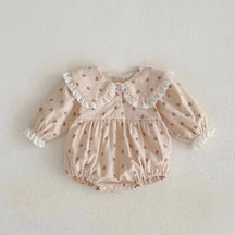 EstilinhoBaby Loja de roupas infantis para Criança e Bebê - Body Infantil Doce Abraço - Bege - 6 - 12 Meses - Body Infantil