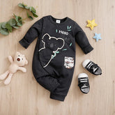 Estilinho Baby Loja de roupas infantis para Criança e Bebê - Body Infantil Encanto do Bosque - Preto - 0 - 3 Meses - Body Infantil