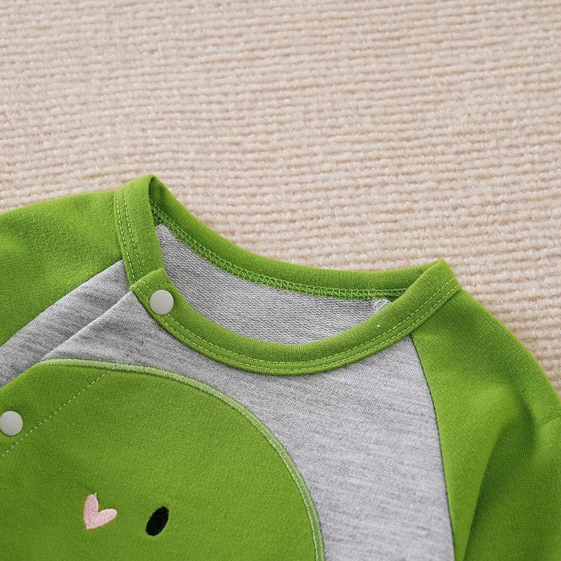 EstilinhoBaby Loja de roupas infantis para Criança e Bebê - Body Infantil Feliz Romper - Verde - 1 - 3 Meses - Body Infantil