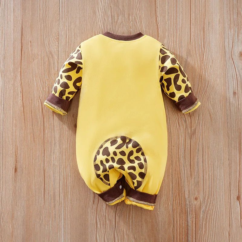 Estilinho Baby Loja de roupas infantis para Criança e Bebê - Body Infantil Magia da Girafa - Amarelo - 0 - 3 Meses - Body Infantil