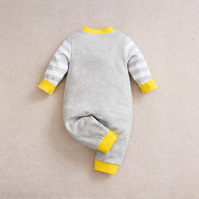 Estilinho Baby Loja de roupas infantis para Criança e Bebê - Body Infantil Pequeno Dino - Cinza - 0 - 3 Meses - Body Infantil