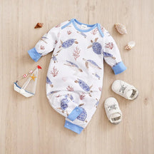 Estilinho Baby Loja de roupas infantis para Criança e Bebê - Body Infantil Tartaruguinha - Branco - 0 - 3 Meses - Body Infantil