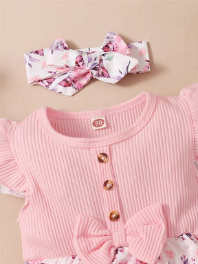 Estilinho Baby Loja de roupas infantis para Criança e Bebê - Body Infantil Unicórnio Encantado - Rosa - 0 - 3 Meses - Body Infantil