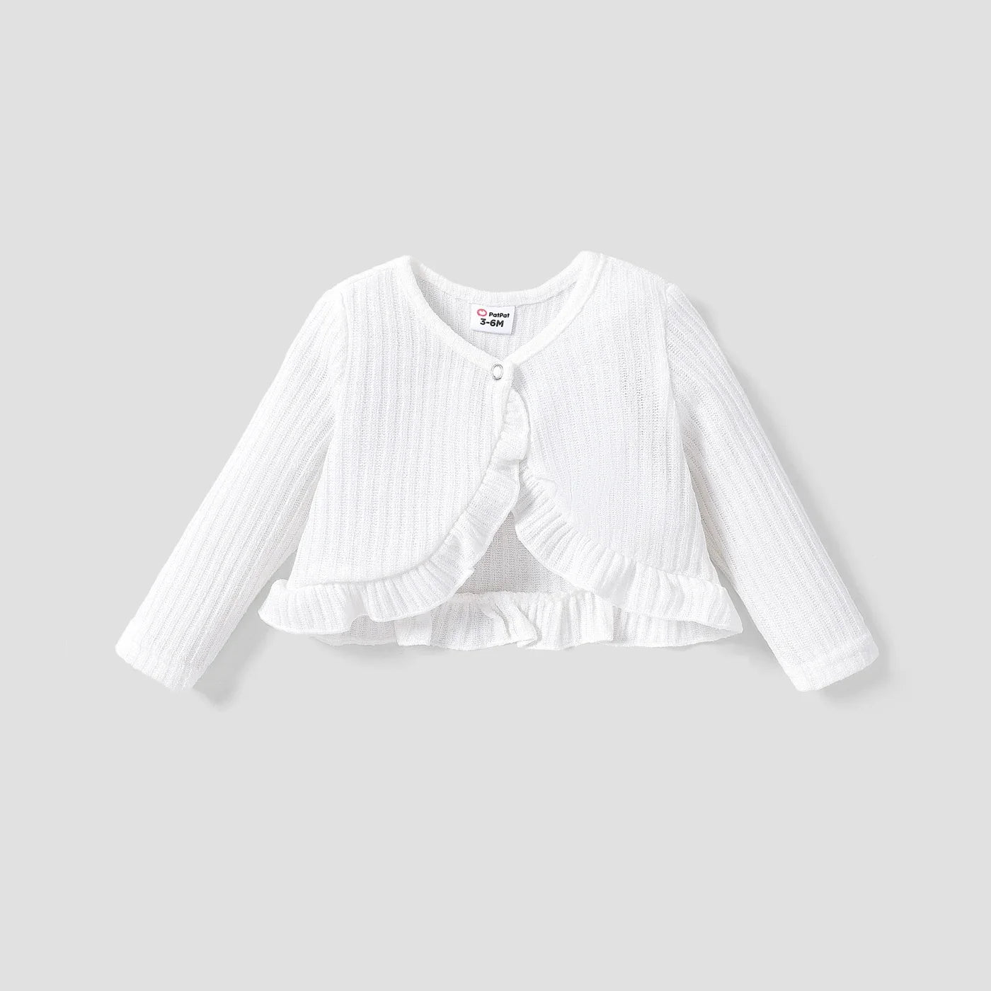 Estilinho Baby Loja de roupas infantis para Criança e Bebê - Bolero Infantil Fashionista - Branco - 3 - 6 Meses - Bolero Infantil