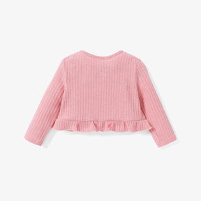 Estilinho Baby Loja de roupas infantis para Criança e Bebê - Bolero Infantil Fashionista - Rosa - 6 - 9 Meses - Bolero Infantil