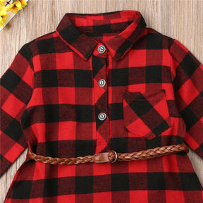 Estilinho Baby Loja de roupas infantis para Criança e Bebê - Camisa Xadrez Infantil Pequena Aventureira - Vermelho - 12 Meses - Camisa Infantil