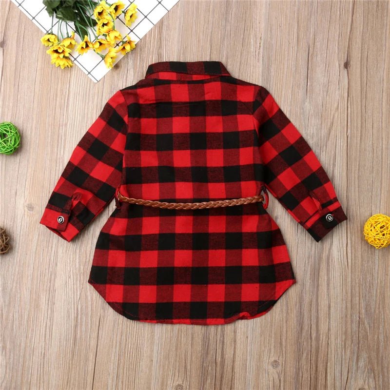 Estilinho Baby Loja de roupas infantis para Criança e Bebê - Camisa Xadrez Infantil Pequena Aventureira - Vermelho - 12 Meses - Camisa Infantil