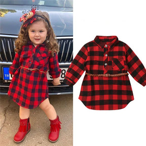 Estilinho Baby Loja de roupas infantis para Criança e Bebê - Camisa Xadrez Infantil Pequena Aventureira - Vermelho - 12 Meses - Camisa Infantil