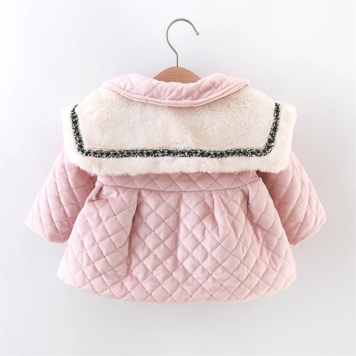 Estilinho Baby Loja de roupas infantis para Criança e Bebê - Casaco Infantil Bolinhas Divertidas - Rosa - 9 - 12 Meses - Casaco Infantil