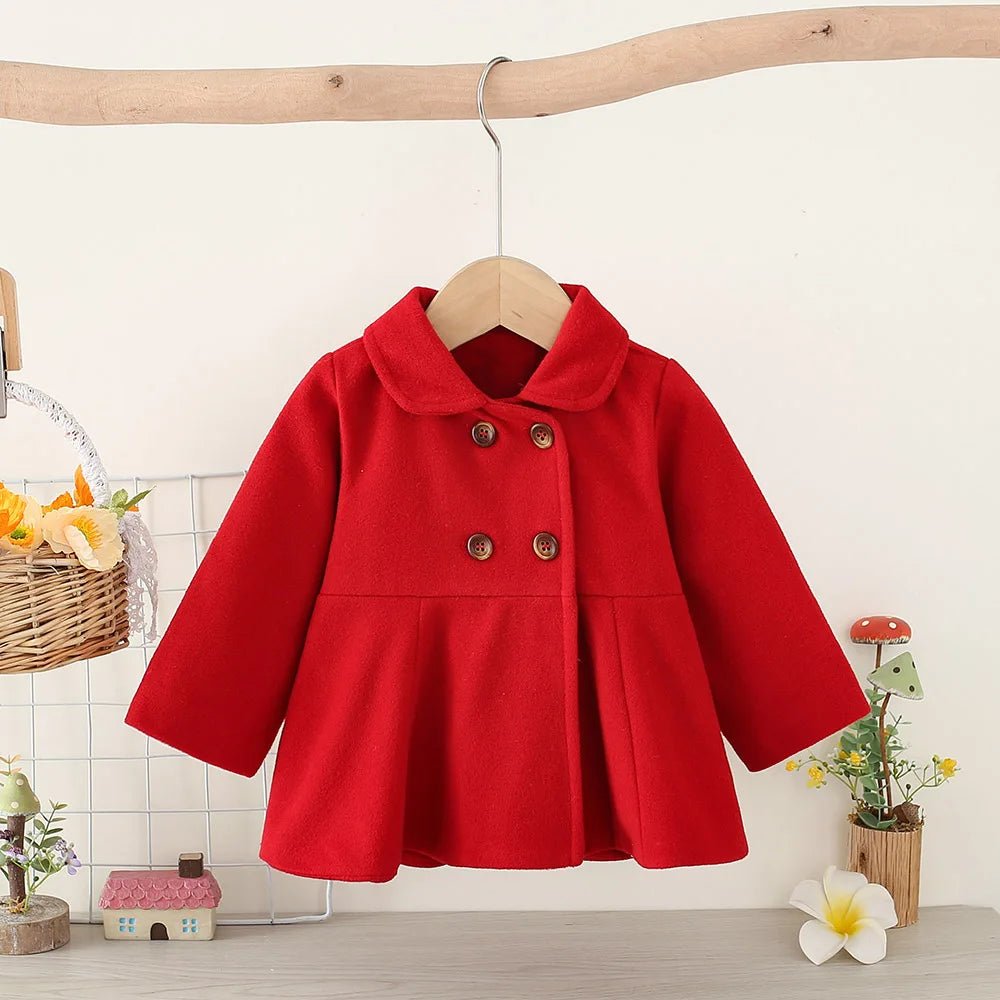 Estilinho Baby Loja de roupas infantis para Criança e Bebê - Casaco Infantil Fofura de Inverno - Vermelho - 3 - 6 Meses - Casaco Infantil