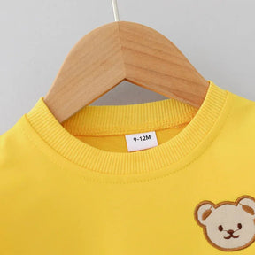 Estilinho Baby Loja de roupas infantis para Criança e Bebê - Conjunto Infantil 2 em 1 - Encanto Metamórfico - Amarelo - 3 - 6 Meses - Conjuntinho