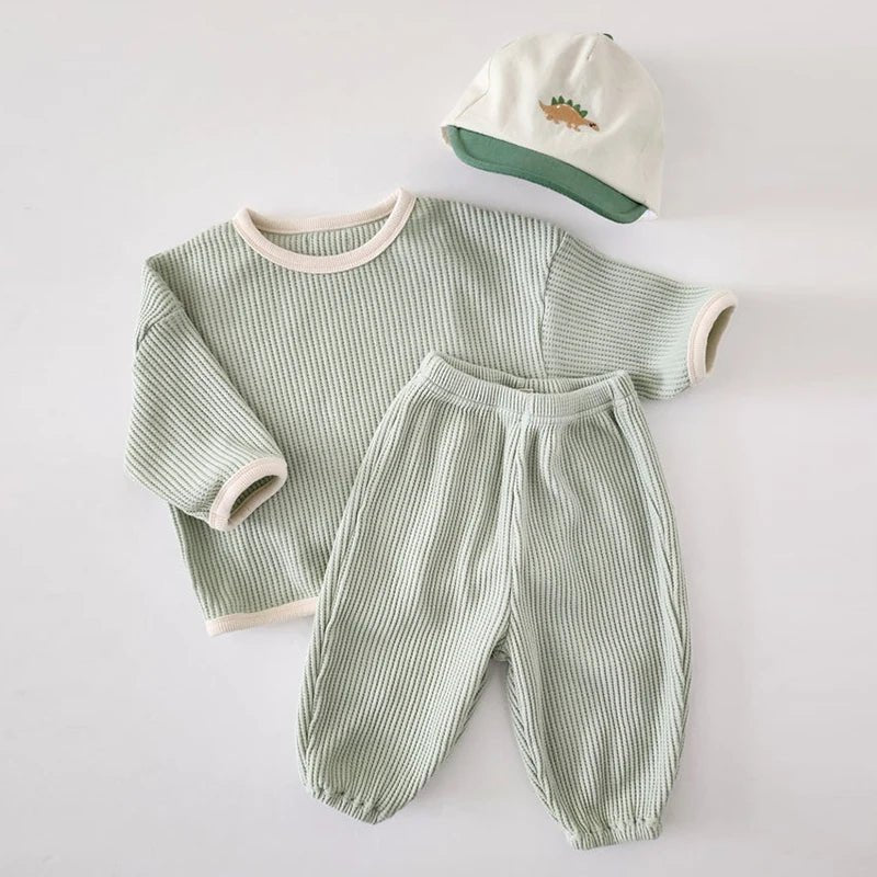 Estilinho Baby Loja de roupas infantis para Criança e Bebê - Conjunto Infantil 2 em 1 - Inverninho - Verde - 3 - 6 Meses - Conjuntinho