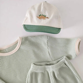 Estilinho Baby Loja de roupas infantis para Criança e Bebê - Conjunto Infantil 2 em 1 - Inverninho - Verde - 3 - 6 Meses - Conjuntinho