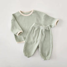 Estilinho Baby Loja de roupas infantis para Criança e Bebê - Conjunto Infantil 2 em 1 - Inverninho - Verde - 3 - 6 Meses - Conjuntinho