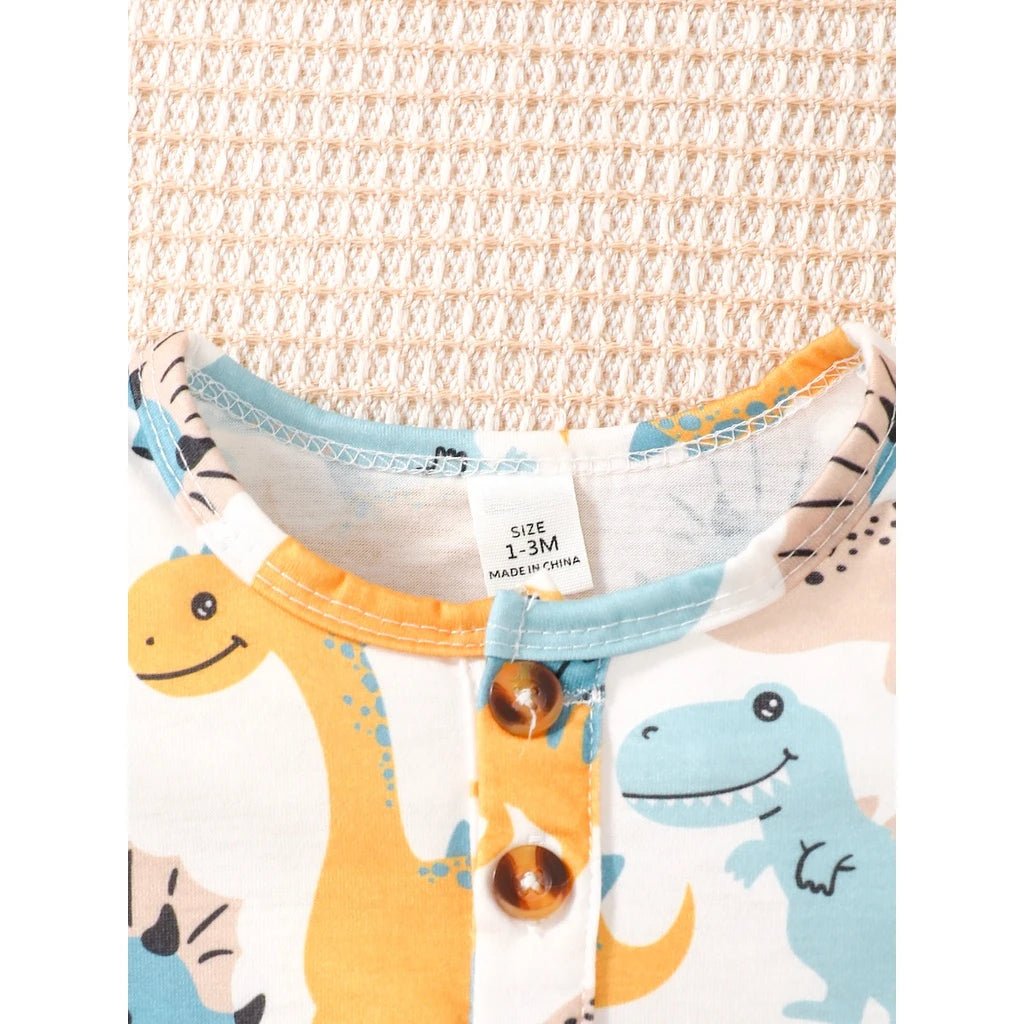 Estilinho Baby Loja de roupas infantis para Criança e Bebê - Conjunto Infantil 2 em 1 - Pequeno Sonho - Azul - 1 - 3 Meses - Body Infantil