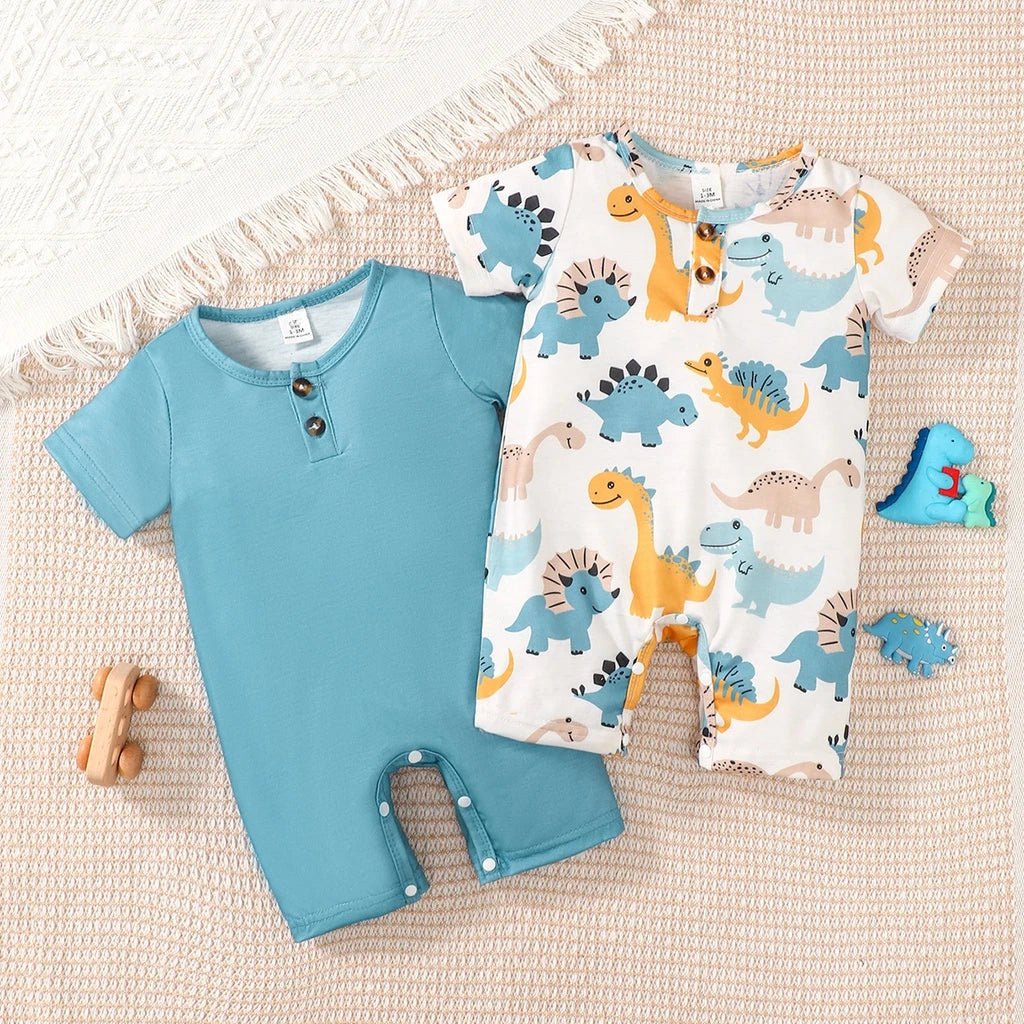 Estilinho Baby Loja de roupas infantis para Criança e Bebê - Conjunto Infantil 2 em 1 - Pequeno Sonho - Azul - 1 - 3 Meses - Body Infantil