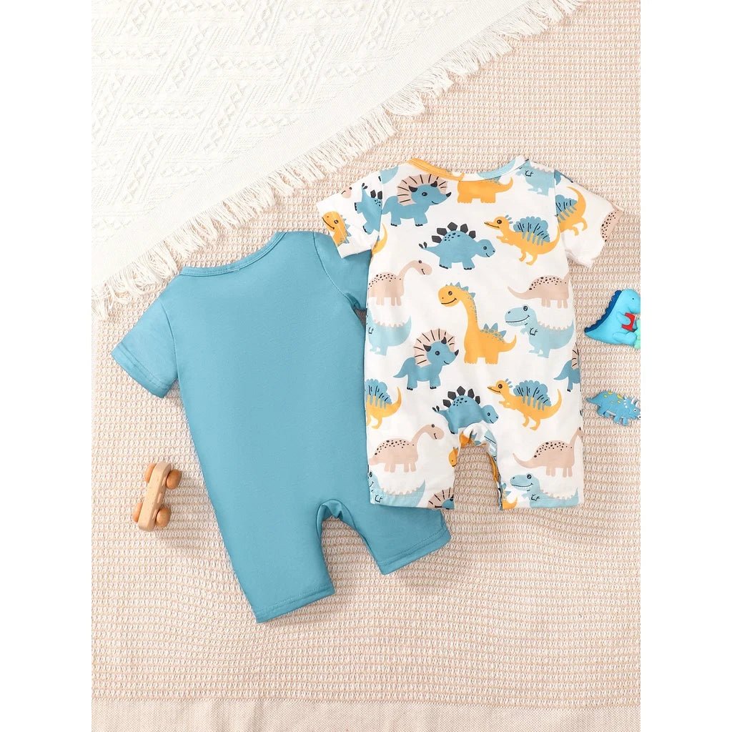 Estilinho Baby Loja de roupas infantis para Criança e Bebê - Conjunto Infantil 2 em 1 - Pequeno Sonho - Azul - 1 - 3 Meses - Body Infantil