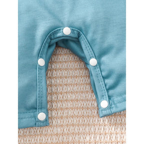 Estilinho Baby Loja de roupas infantis para Criança e Bebê - Conjunto Infantil 2 em 1 - Pequeno Sonho - Azul - 1 - 3 Meses - Body Infantil