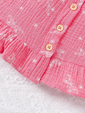 Estilinho Baby Loja de roupas infantis para Criança e Bebê - Conjunto Infantil 2 em 1 - Sol e Lua (Óculos Incluso) - Rosa - 12 Meses - Conjuntinho