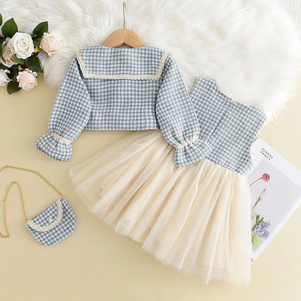 Estilinho Baby Loja de roupas infantis para Criança e Bebê - Conjunto Infantil 2 em 1 - Alegria Fashionzinha - Azul - 3 Anos - Conjuntinho