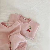 Estilinho Baby Loja de roupas infantis para Criança e Bebê - Conjunto Infantil 2 em 1 - Cupcake - Rosa - 3 - 6 Meses - Conjuntinho