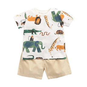 EstilinhoBaby Loja de roupas infantis para Criança e Bebê - Conjunto Infantil 2 em 1 - Faz de Conta - Branco - 0 - 6 Meses - Conjuntinho