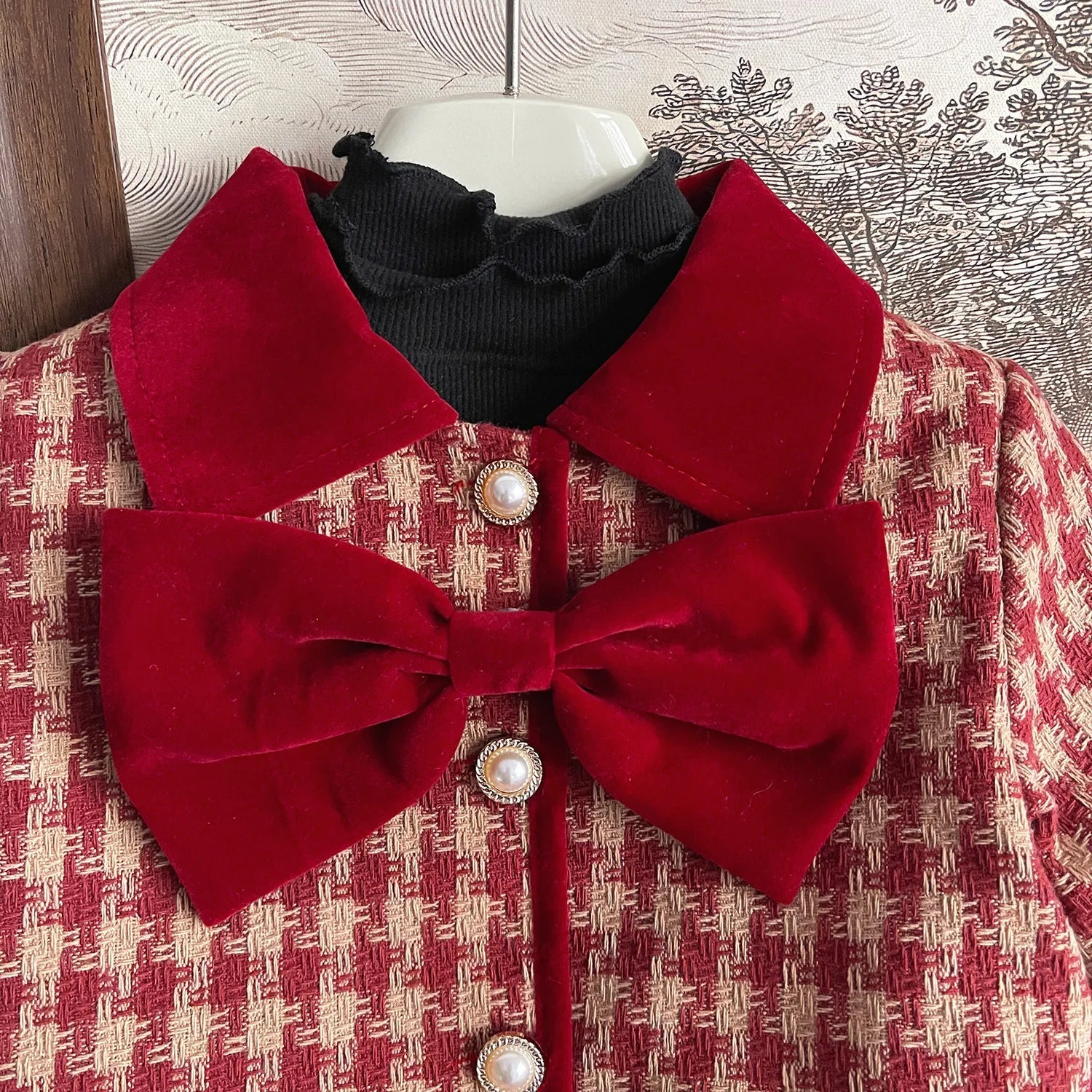 Estilinho Baby Loja de roupas infantis para Criança e Bebê - Conjunto Infantil 2 em 1 - Florescência Mágica - Vermelho - 3 Anos - Conjuntinho