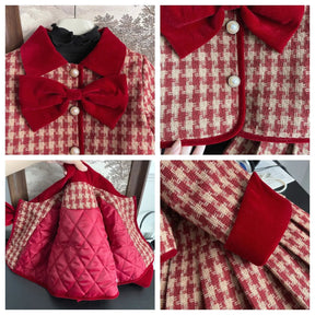 Estilinho Baby Loja de roupas infantis para Criança e Bebê - Conjunto Infantil 2 em 1 - Florescência Mágica - Vermelho - 3 Anos - Conjuntinho