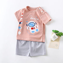 EstilinhoBaby Loja de roupas infantis para Criança e Bebê - Conjunto Infantil 2 em 1 - Fofurice - Rosa - 9 Meses - Conjuntinho