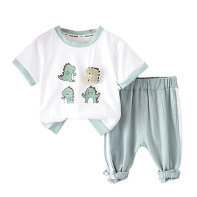 EstilinhoBaby Loja de roupas infantis para Criança e Bebê - Conjunto Infantil 2 em 1 - Mini Encanto - Khaki - 12 Meses - Conjuntinho