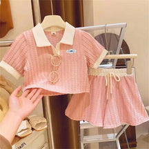 Estilinho Baby Loja de roupas infantis para Criança e Bebê - Conjunto Infantil 2 em 1 - Muda Estilo - Rosa - 18 - 24 Meses - Conjuntinho