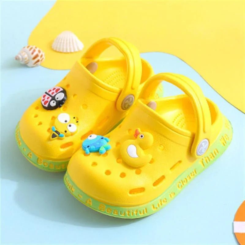 Estilinho Baby Loja de roupas infantis para Criança e Bebê - Crocs Infantil Peixinho Encantado - Amarelo - 18 - Crocs Infantil