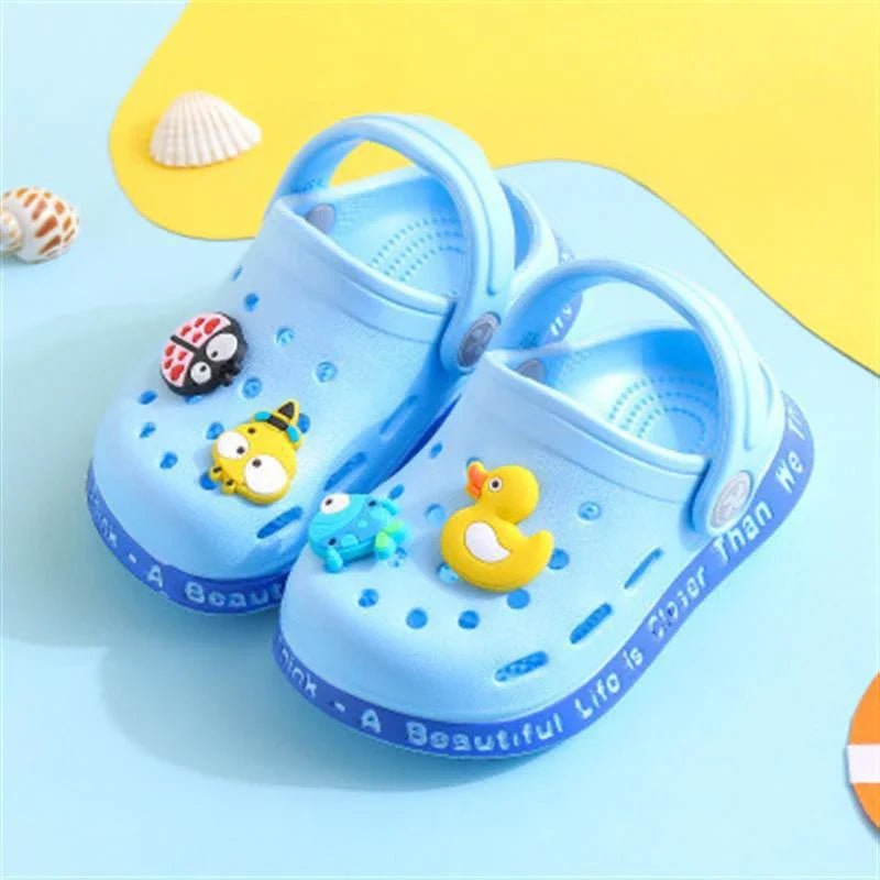 Estilinho Baby Loja de roupas infantis para Criança e Bebê - Crocs Infantil Peixinho Encantado - Azul - 18 - Crocs Infantil