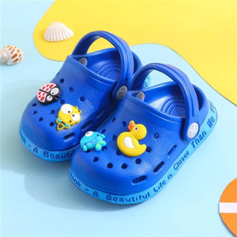 Estilinho Baby Loja de roupas infantis para Criança e Bebê - Crocs Infantil Peixinho Encantado - Azul Escuro - 18 - Crocs Infantil