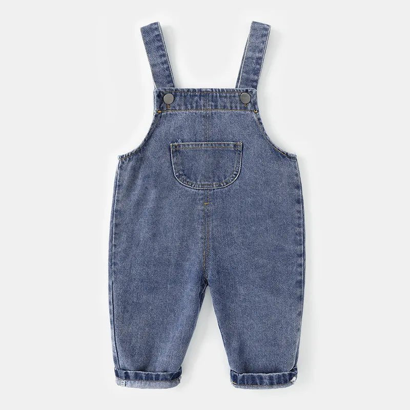 EstilinhoBaby Loja de roupas infantis para Criança e Bebê - Macacão Infantil Jardim Júnior - Azul Longo - 12 Meses - Macacão Infantil