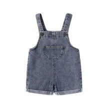 EstilinhoBaby Loja de roupas infantis para Criança e Bebê - Macacão Infantil Jardim Júnior - Azul Short - 12 Meses - Macacão Infantil