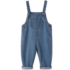 EstilinhoBaby Loja de roupas infantis para Criança e Bebê - Macacão Infantil Mini Aventura - Jeans - 80cm - Macacão Infantil