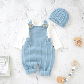 EstilinhoBaby Loja de roupas infantis para Criança e Bebê - Macacão Infantil Sonhos Baby - Azul - 3 Meses - Macacão Infantil