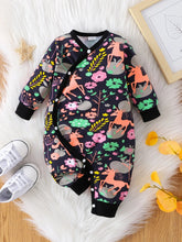 Estilinho Baby Loja de roupas infantis para Criança e Bebê - Pijama Infantil Toque de Natureza - Preto - 0 - 3 Meses - Pijama Infantil