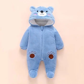 Estilinho Baby Loja de roupas infantis para Criança e Bebê - Pijama Infantil Ursinho Sonolento - Azul - 0 - 3 Meses - Pijama Infantil