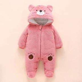 Estilinho Baby Loja de roupas infantis para Criança e Bebê - Pijama Infantil Ursinho Sonolento - Rosa - 0 - 3 Meses - Pijama Infantil