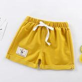 EstilinhoBaby Loja de roupas infantis para Criança e Bebê - Short Infantil Pequeno Atleta - Amarelo - 6 - 12 Meses - Short Infantil