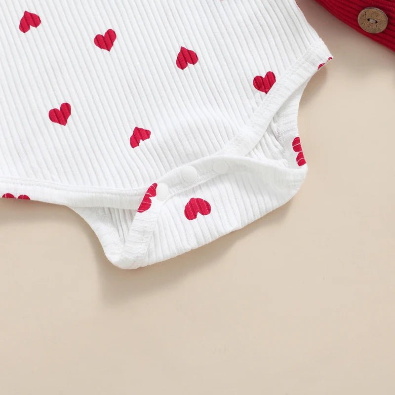 Estilinho Baby Loja de roupas infantis para Criança e Bebê - Vestido Infantil Charme Vermelho - Vermelho - 3 Meses - Vestido Infantil