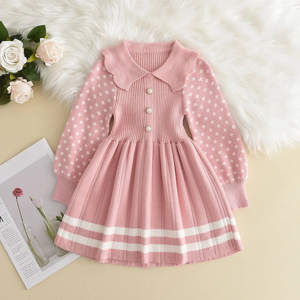 EstilinhoBaby Loja de roupas infantis para Criança e Bebê - Vestido Infantil Doce Alegria - Rosa - 3 Anos - Vestido Infantil