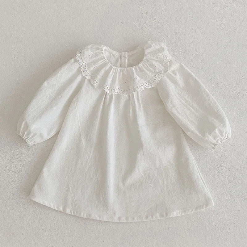 Estilinho Baby Loja de roupas infantis para Criança e Bebê - Vestido Infantil Jardim Encantado - Branco - 24 Meses - Vestido Infantil