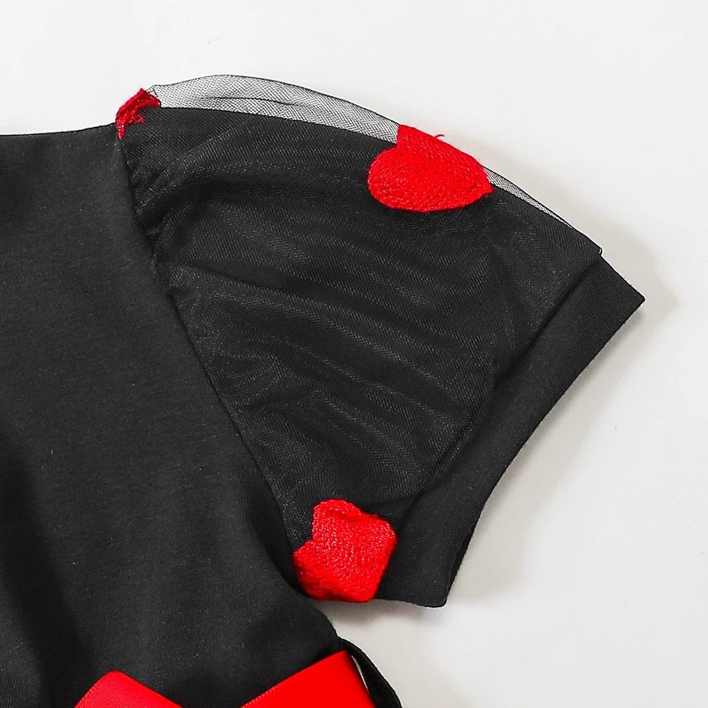 Estilinho Baby Loja de roupas infantis para Criança e Bebê - Vestido Infantil Magia Dos Morangos - Preto - 5 Anos - Vestido Infantil