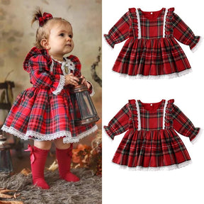 Estilinho Baby Loja de roupas infantis para Criança e Bebê - Vestido Xadrez Infantil Pequena Exploradora - 12 - 24 Meses - Vestido Infantil